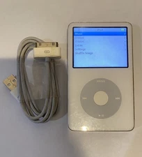 Apple iPod classic 5th Generation White (30 GB) (MA002LL) with New Battery