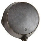 Vintage Arc  "Wagner" Sidney O No 5 Cast Iron Skillet Restored Cond w/Heat Ring