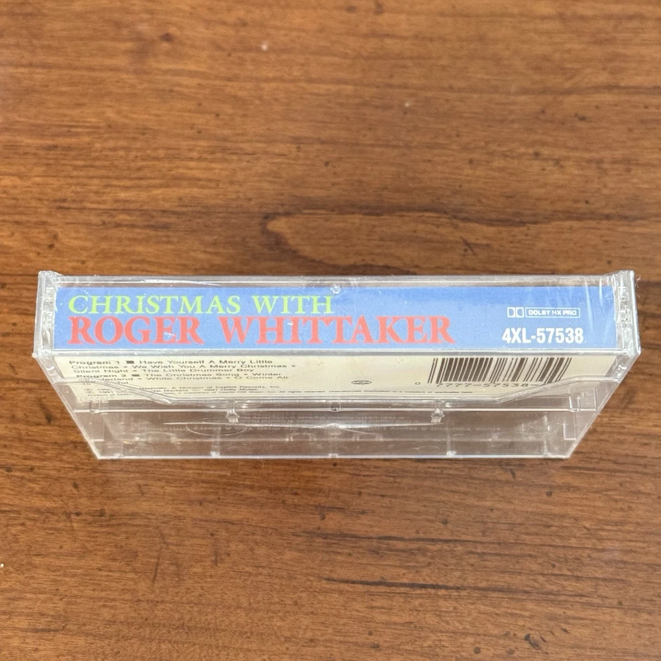 NEW Vintage 1991 Christmas With Roger Whittaker Music Cassette Tape SEALED - Image 4 of 4