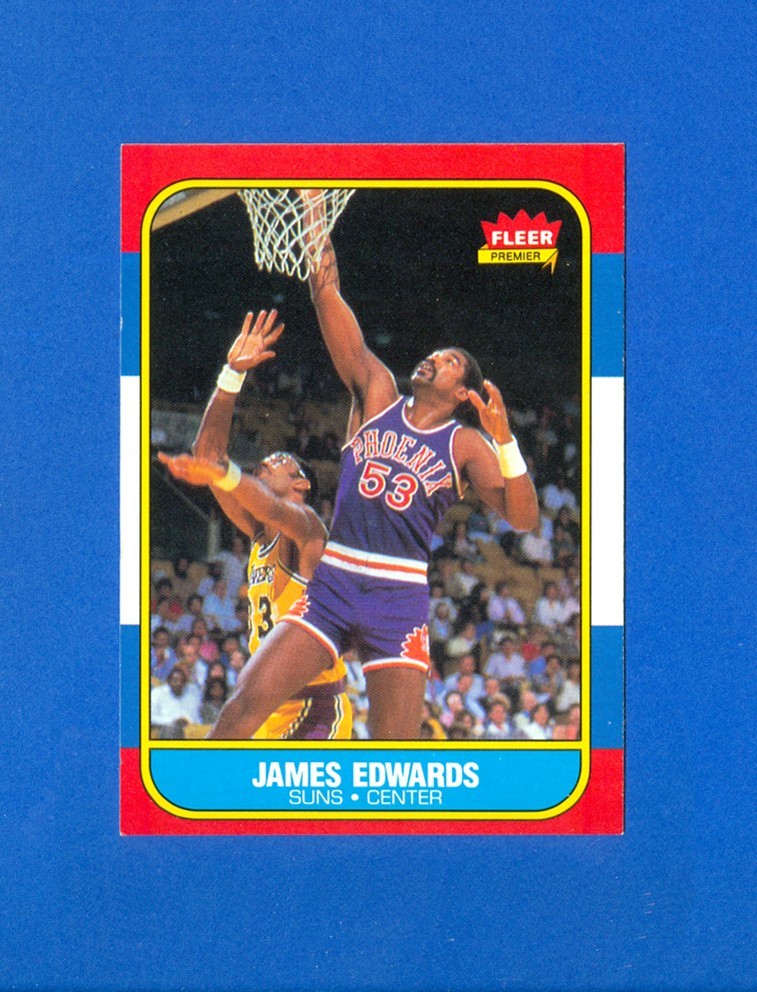 1986/1987 Fleer Basketball#29 James Edwards 86/87 Set Break Card EX/MT Condition
