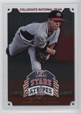 2015 Panini Stars and Stripes Longevity Parallel Justin Garza #55 0l2