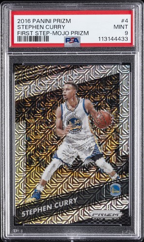 Stephen Curry [Mojo Prizm] #4 2016 Panini Prizm First Step card