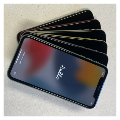 Apple iPhone 11 - 64GB - Mint Condition, Red/Yellow/Purple - AT&T/Verizon