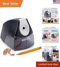 Office Electric Pencil Sharpener for Classroom Desk Use, Heavy-Duty Stall-F...