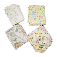 Vintage Sheet Lot Full Double Twin Flat Fitted Lady Pepperell Dan River Pequot