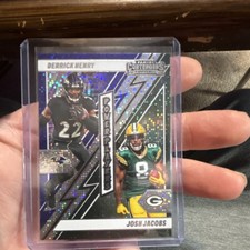 Panini 2024 Contenders Power Players Derrick Henry Josh Jacobs #17 Football Card