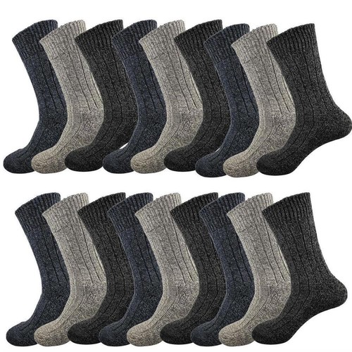 6 | 12 | 18 | Paar Wintersocken mit Schafwoll-socken Strick; - Bild 6 von 7