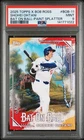 2025 Topps Bob Ross Shohei Ohtani Bat On Ball Paint Splatter #/99 PSA 9
