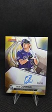2025 Bowman's Best Autographs! Cole Carrigg Gold Refractor! 9/50! RC! ON CARD!