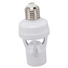 Motion Activated Light Socket PIR Motion E27 Screw Bulb Adapter