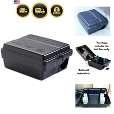 Rat Bait Station Indoor Outdoor Lockable Small Mice Large Rat Pest Control