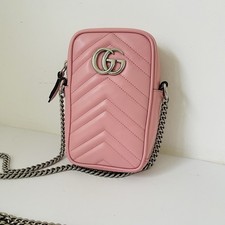 Borsa Gucci GG Mormont rosa pelle