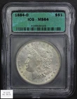 1884 O Morgan Silver Dollar $1 ICG MS 64 **GORGEOUS BRILLIANT UNCIRCULATED**