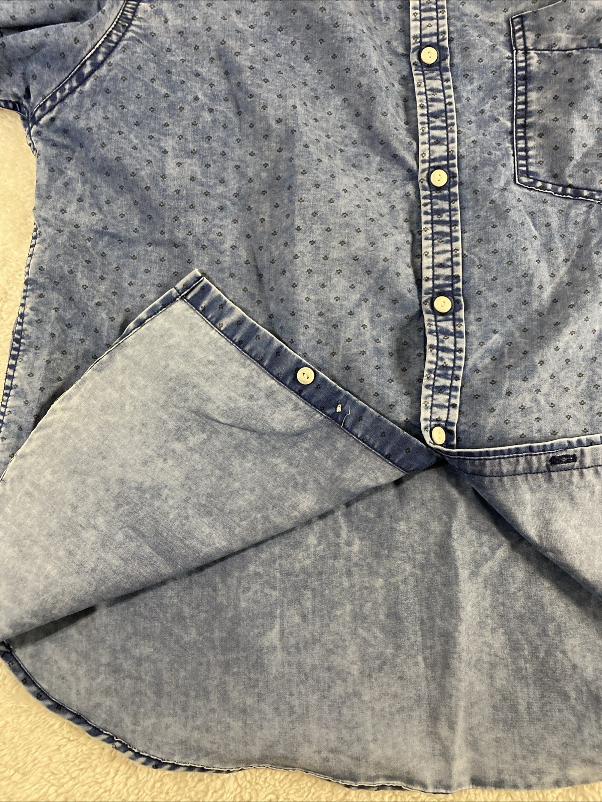 Zipcode Ricky Singh Button Down Shirt Men Xl-Casu… - image 8