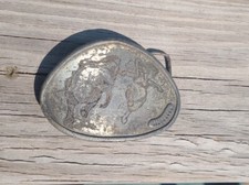 Vtg Anthropomorphic Dancing Elaphant 1974 Bergamot Brass Works Belt Buckle X-72