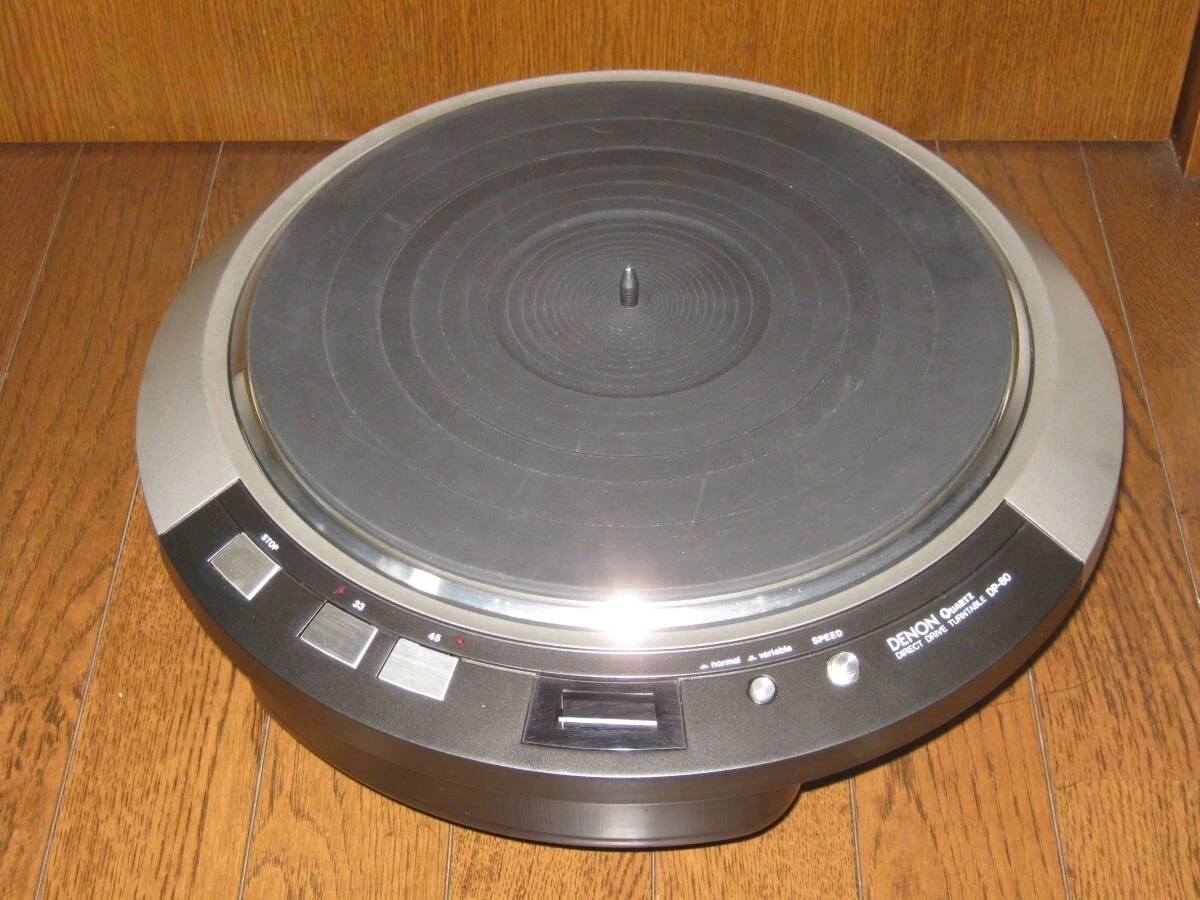 Denon DP-80 Direct Drive Turntable Record player Used Mainted From