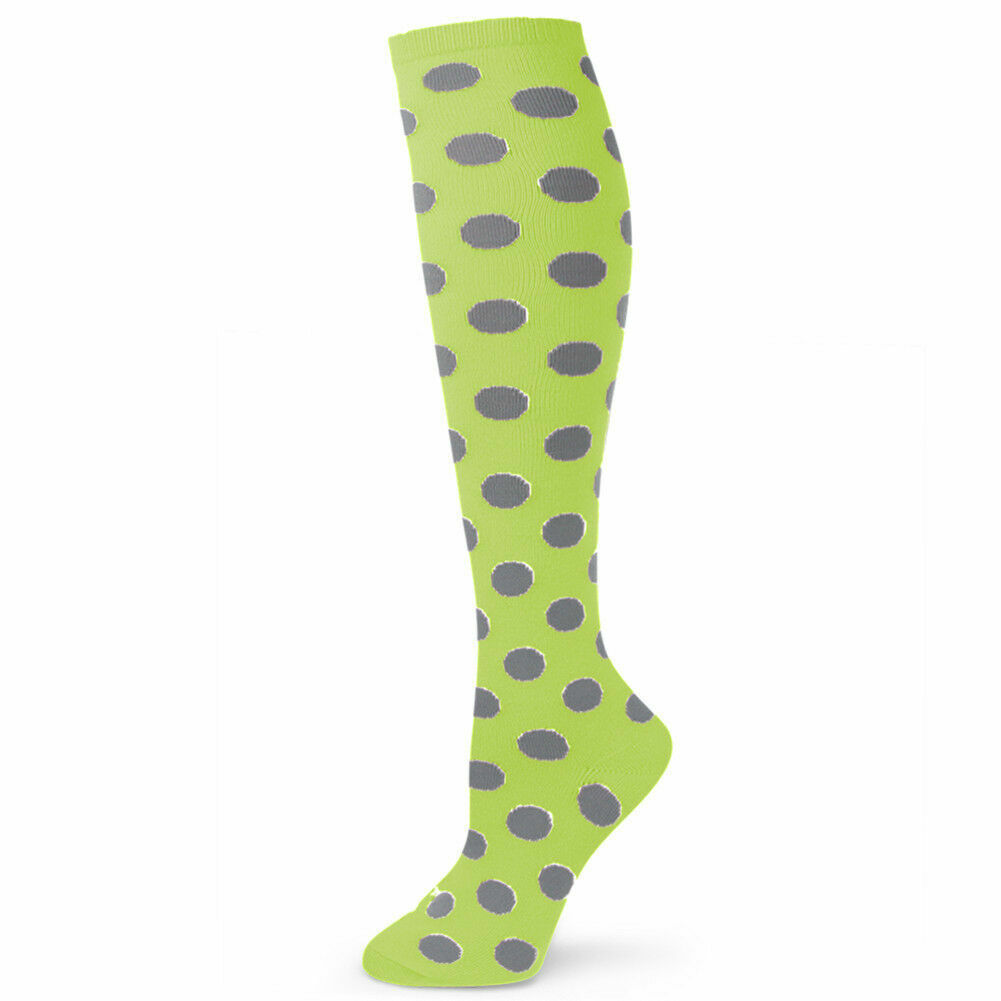 Max 75% OFF Spotlight Hosiery Women's Polka Dots Fixed price for sale Green High Knee Socks Lime