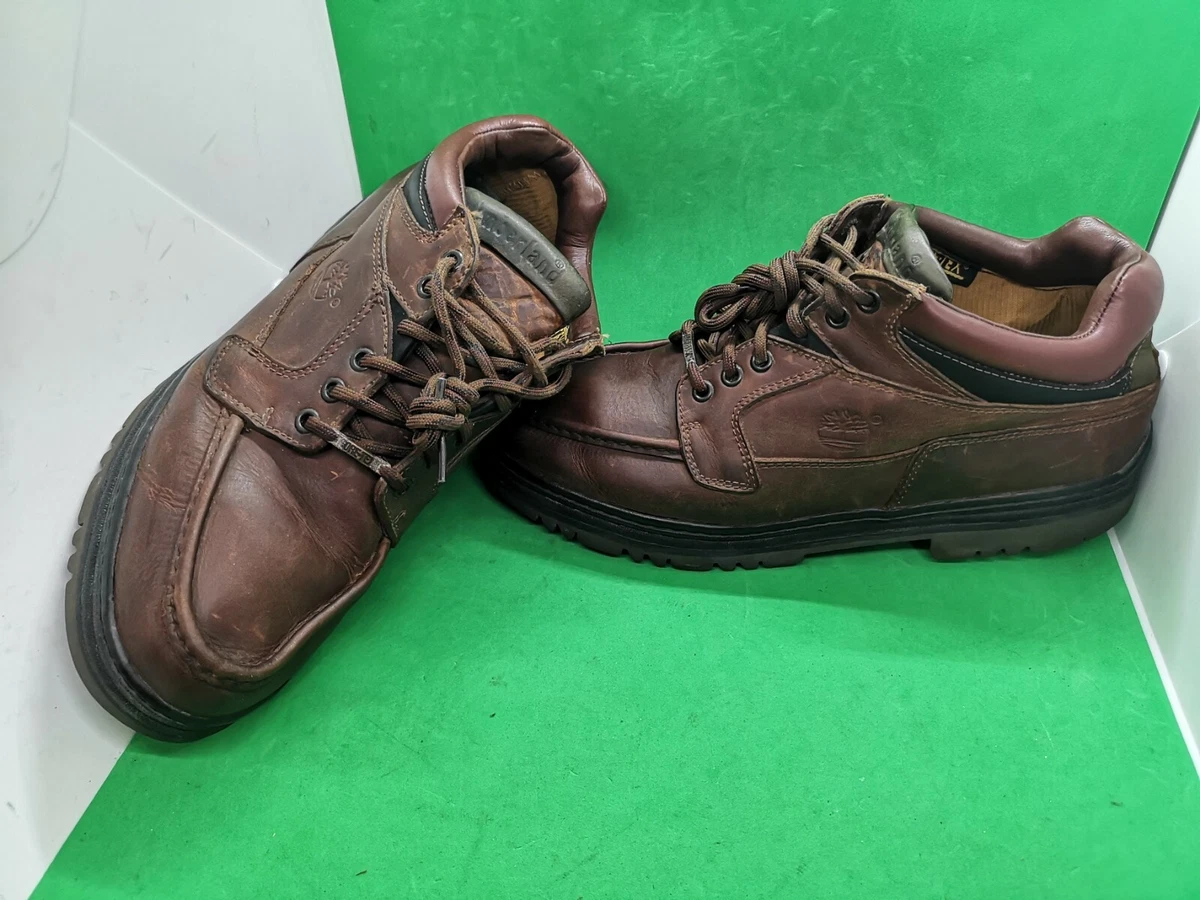 VTG Timberland Men s Waterproof Chukka Gore Tex Brown Leather Boots 37042 Sz 12