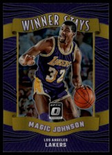 2023-24 Donruss Optic #11 Magic Johnson Winner Stays Purple