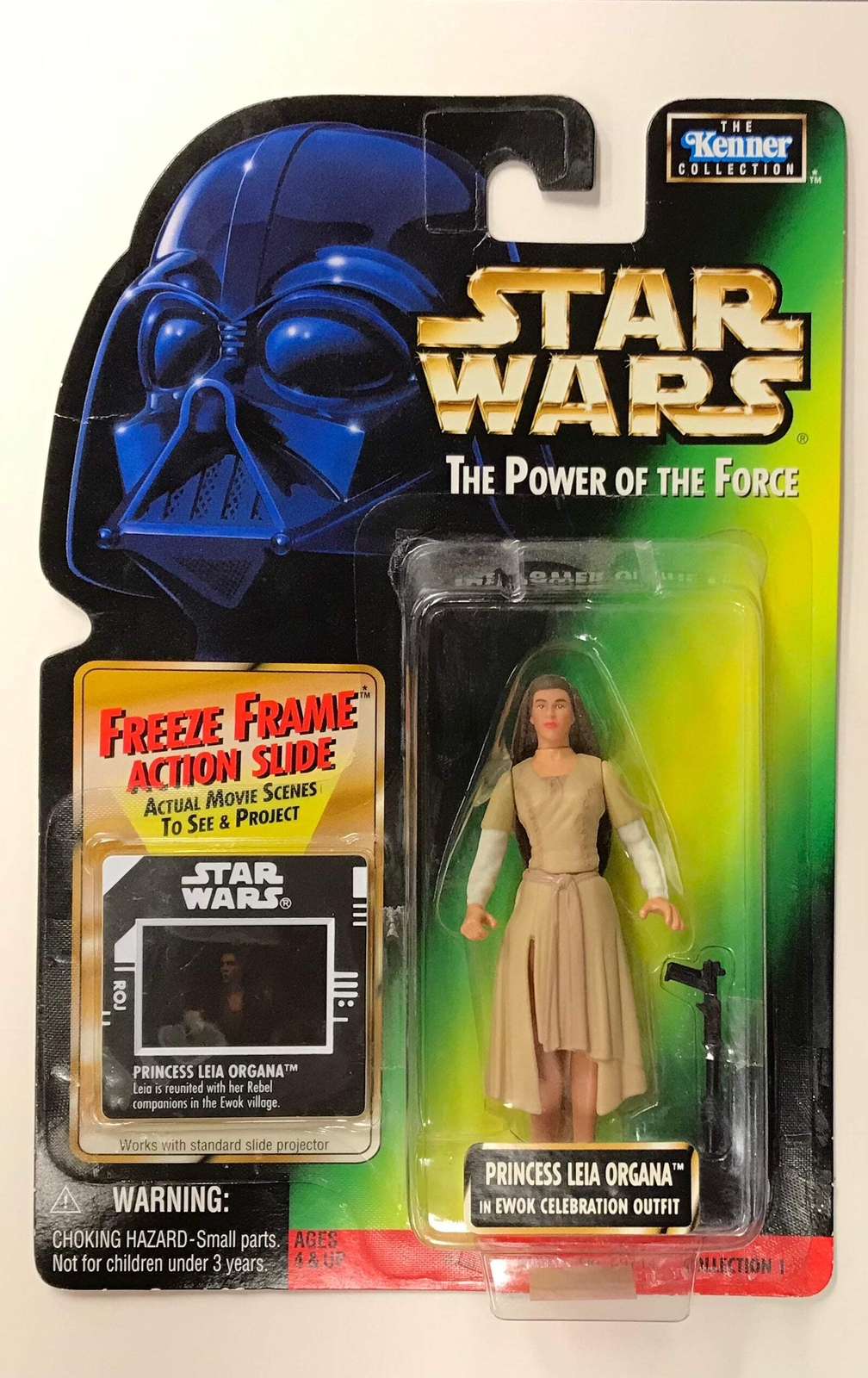 Kenner Star Wars Power of the Force Princess Leia Organa in Ewok Celebration Out