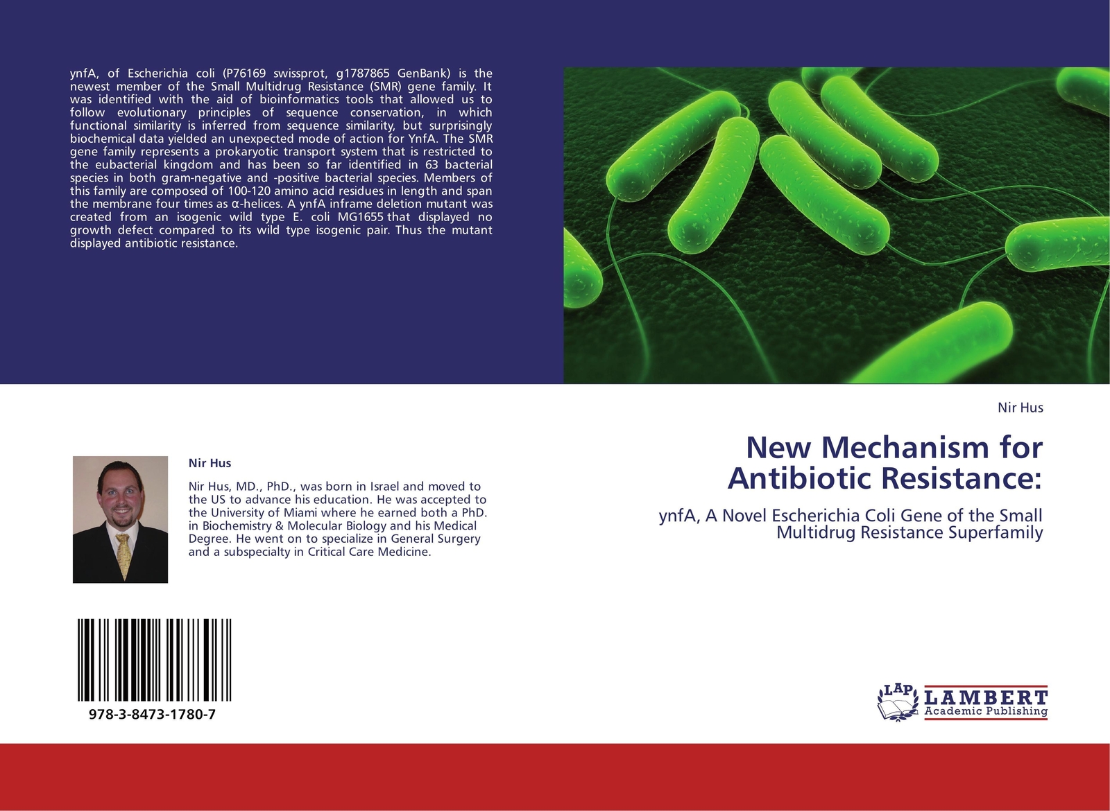 Thumbnail - Nir Hus | Mechanism For Antibiotic Resistance: | Taschenbuch |