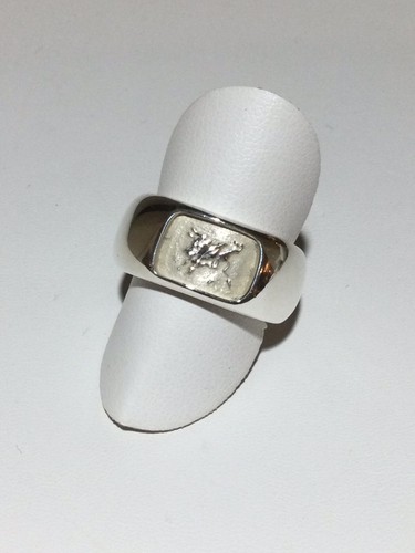 Anello in argento sterling spesso Rhea di Slane &Slane - Foto 3 di 9