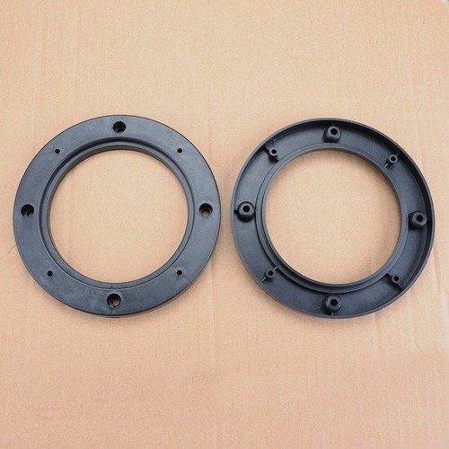 WOO 4" Universal Car Audio Speaker Black Spacer Rings Bracket Holder Waterproof - Picture 1 of 4