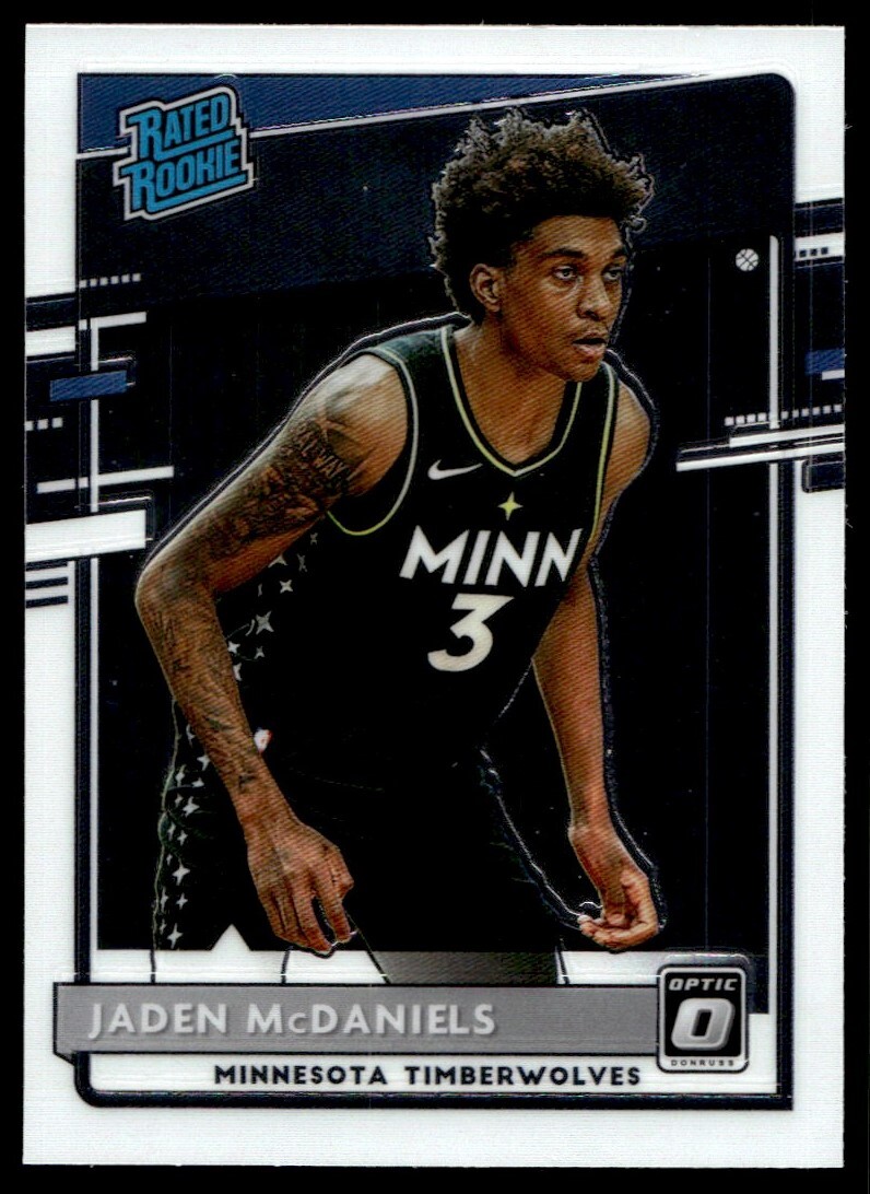 2020-21 Donruss Optic Jaden McDaniels Rookie G155 Minnesota Timberwolves #178