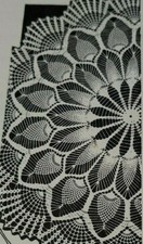 7106 Vintage Pineapple Doily / cloth / centerpiece Pattern to CROCHET  Repro 