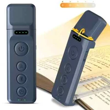 Glocusent Bookmark Style Book Light Reading Light with Sleep Aid & Timer 5 Br