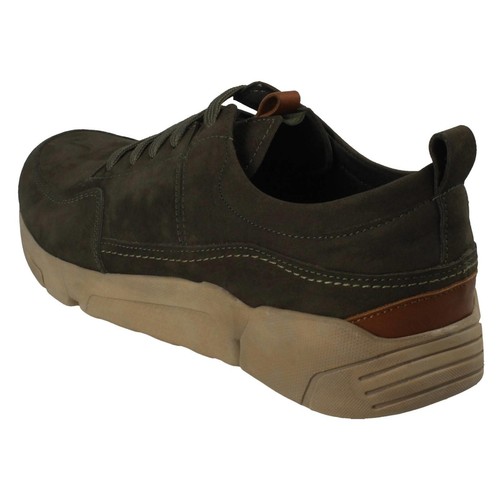 MENS PADDERS MAX 6500 OLIVE NUBUCK CASUAL LACE UP SHOES - Picture 5 of 9