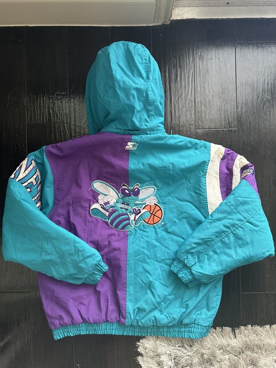 Vintage 90s Charlotte Hornets NBA Starter Puffer Jacket Size Vintage 90s Charlotte Hornets NBA Starter Puffer Jacket Size