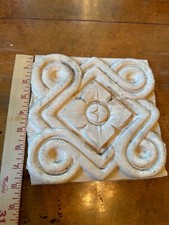 Architectural Salvage Plaster Tile. Very Orna...