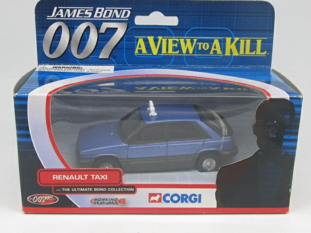 CORGI JAMES BOND 007 SECRET AGENT RENAULT 11 PARISIAN TAXI CAB -A VIEW TO A KILL - Image 2 of 4