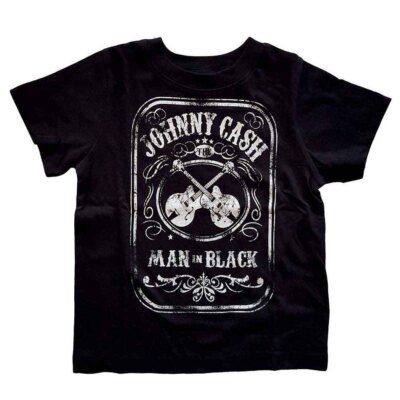 Rock Off Johnny Cash 'Man In Black' Burnout Tee - Official Unisex T-Shirt, Black, Small - View #3