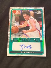 Josh Giddey 2022 leaf pro set power auto autograph #40/50