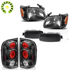 Headlights For 01-04 Toyota Tacoma Signal Corner Parking Lamp + Tail Light Set