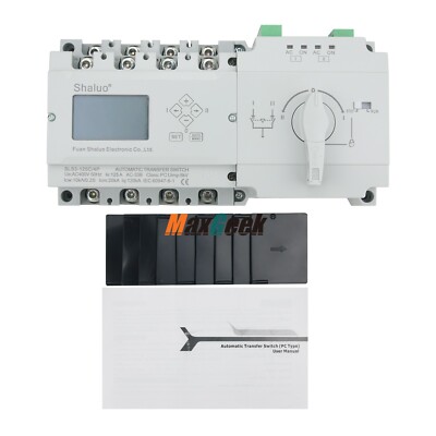 Maxgeek SLS3-125C/4P ATS Controller Generator Automatic Transfer Switch PC Type