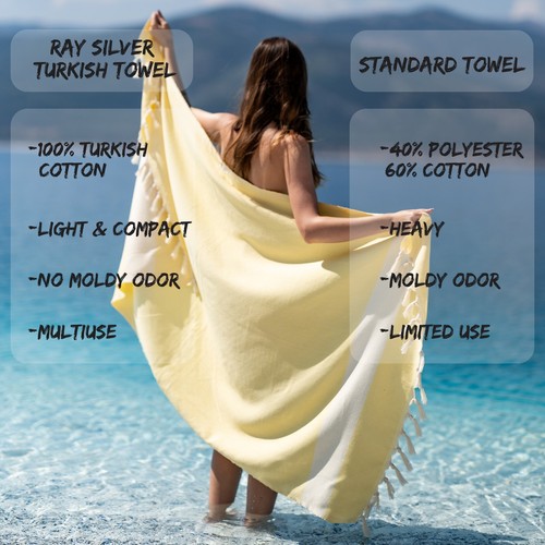 TURKISH BEACH TOWEL100% COTTON TRAVEL CAMPING SAUNA YOGA BATH HOME DECOR BLANKET - Picture 61 of 105