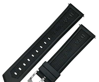DISMAY 20mm Rubber Watch Band Strap For  FORMULA 1 AQUARACER CAF1112, WAB2011