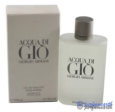 GIO BY GIORGIO ARMANI 6.7/6.8 OZ EDT SPRAY FOR MEN NEW IN BOX