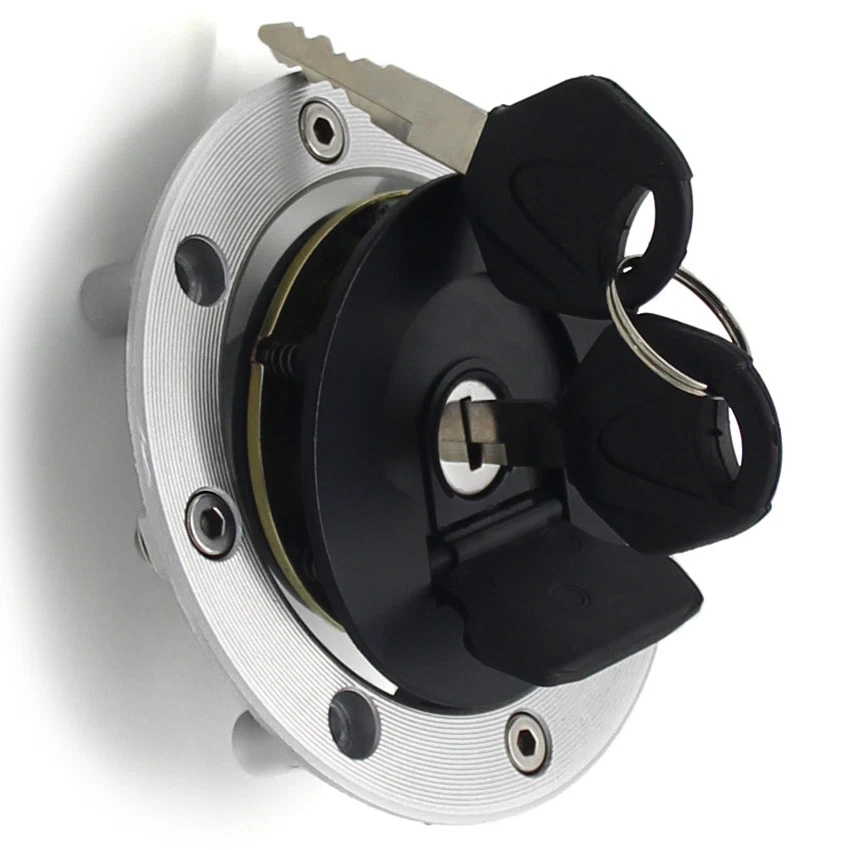 For Suzuki GSX750 GSX600 TL1000R GSXR1000 GSF250 Fuel Gas Tank Cap Cover Keys - Image 3 of 4