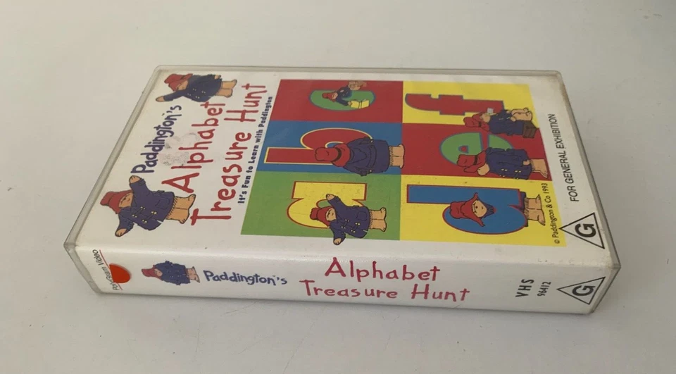 Paddington’s Alphabet Treasure Hunt VHS Video Little Learners Children’s 1993 - Image 3 of 4