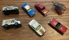 Vintage Corgi Juniors Superman Spiderman lot Van truck Helicopter police car