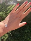 Fred Of Paris 18K White Gold Diamond 0.1ct Chalcedony Bracelet — photo 9
