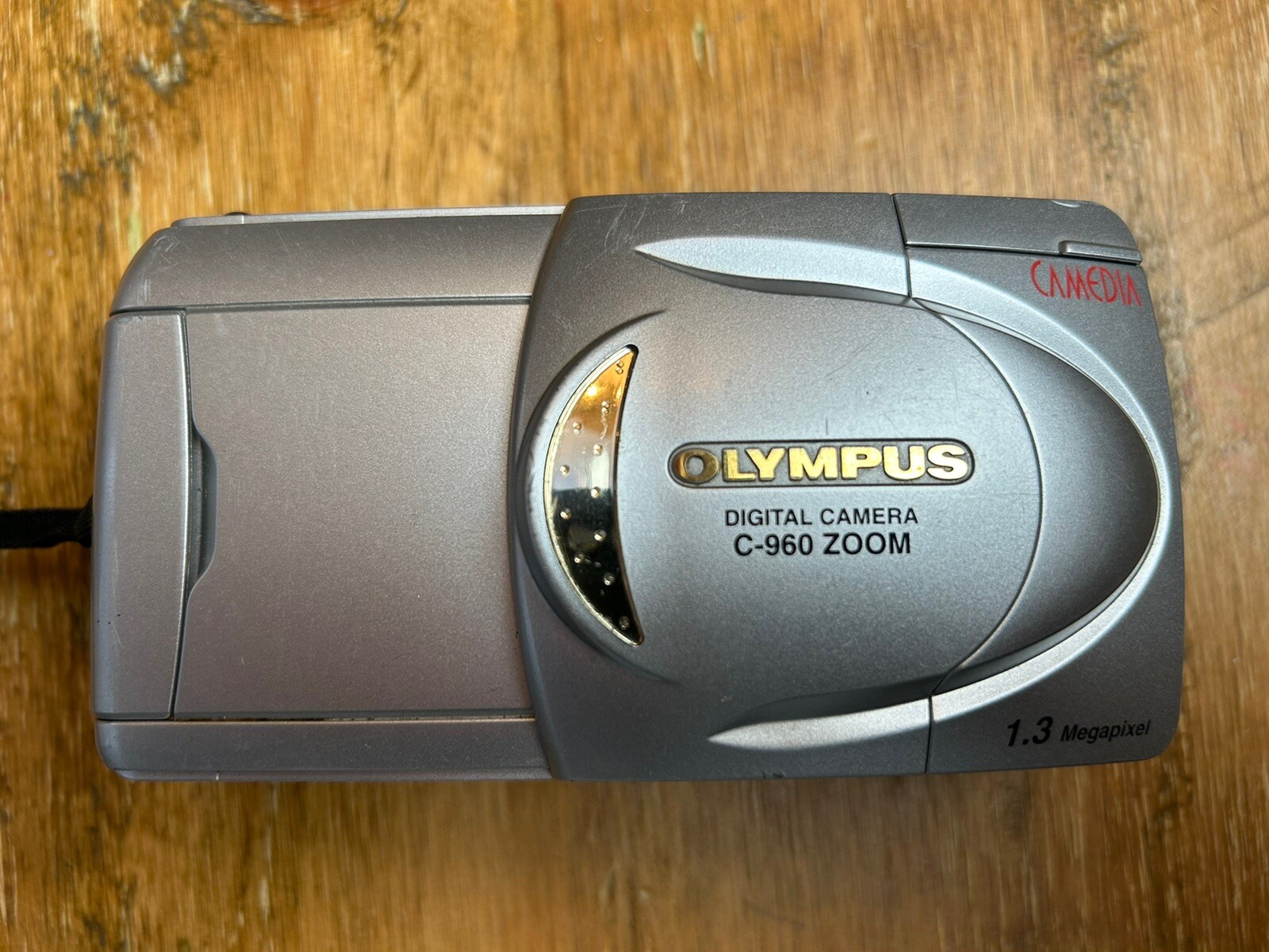 Olympus Camedia C960 Zoom 1.3MP Compact Digital Camera Silver Tested *Read Desc eBay