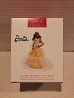 2023 Hallmark Black Barbie Holiday Ornament Nib Inspired by Holiday Barbie Doll