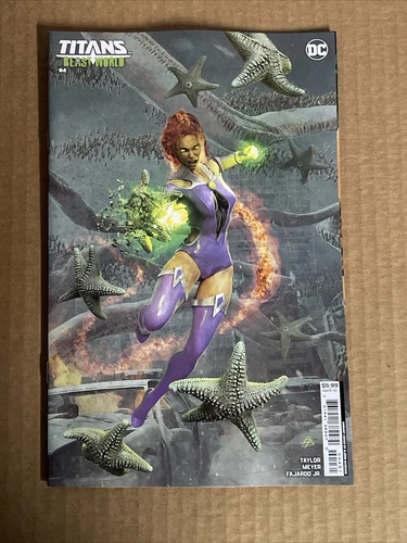 TITANS BEAST WORLD #4 BARENDS VARIANT FIRST PRINT DC COMICS (2024) BEAST BOY