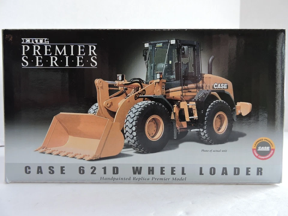 Cargadora de ruedas Case 621D Premier Series 2002 n.º Escala 14233 1/50 NUEVO EN CAJA ORIGINAL Foto 2 de 4