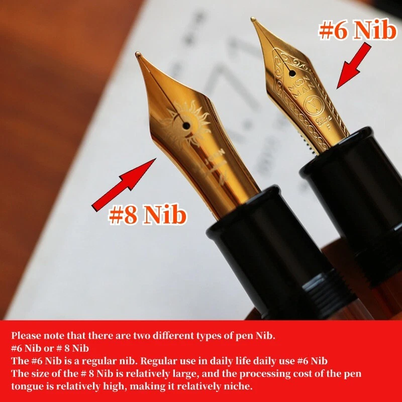 Nueva pluma estilográfica retro MAJOHN P139 Expedition pistón resina EF/F/M nueva en caja con caja Foto 2 de 4